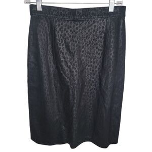 Emphasis Bullock's high waist vintage leather skirt size 10